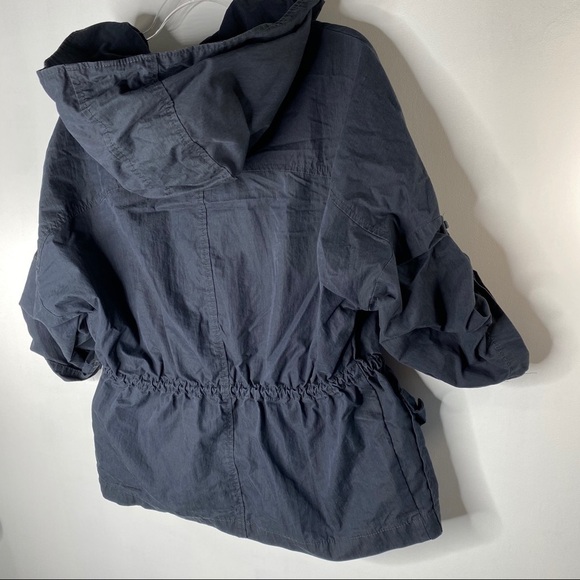Navy crisp cotton jacket - Picture 11 of 15